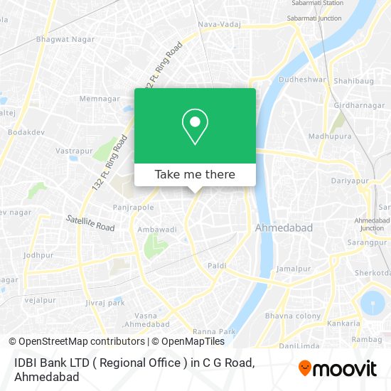 IDBI Bank LTD ( Regional Office ) in C G Road map