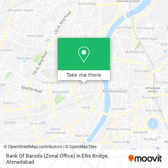 Bank Of Baroda (Zonal Office) in Ellis Bridge map
