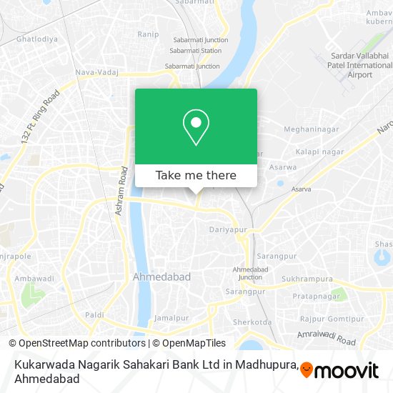 Kukarwada Nagarik Sahakari Bank Ltd in Madhupura map