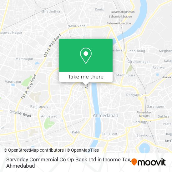 Sarvoday Commercial Co Op Bank Ltd in Income Tax map