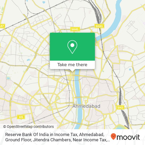 Reserve Bank Of India in Income Tax, Ahmedabad, Ground Floor, Jitendra Chambers, Near Income Tax, A map
