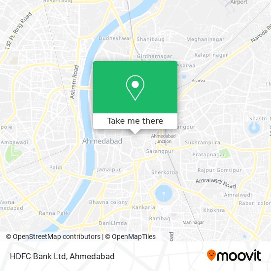 HDFC Bank Ltd map