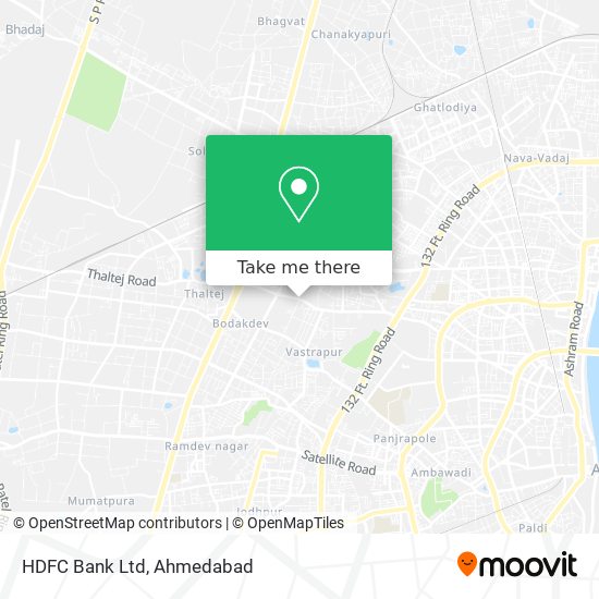 HDFC Bank Ltd map