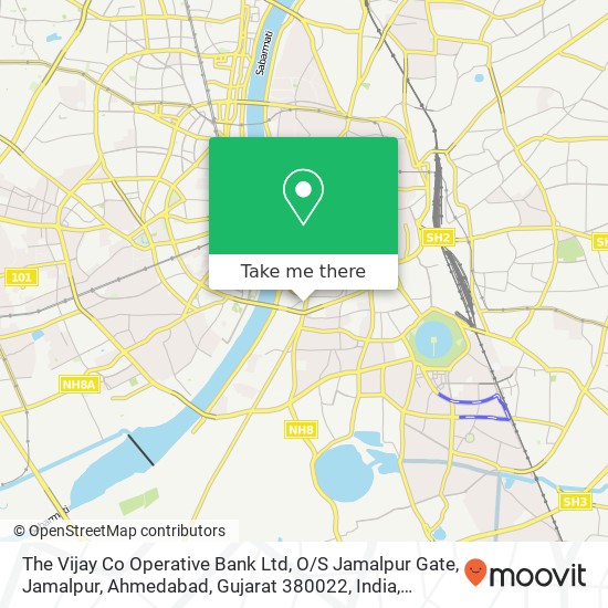 The Vijay Co Operative Bank Ltd, O / S Jamalpur Gate, Jamalpur, Ahmedabad, Gujarat 380022, India map