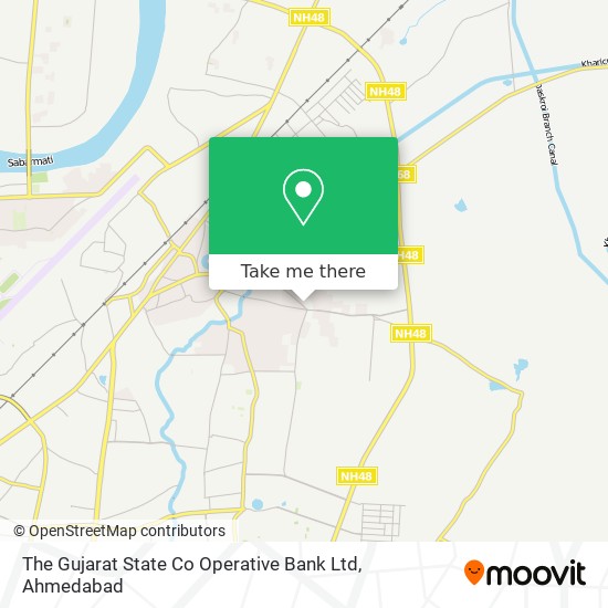 The Gujarat State Co Operative Bank Ltd map