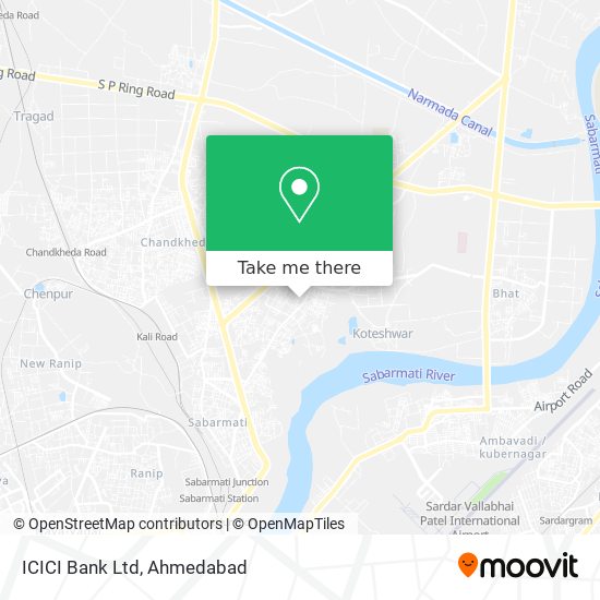 ICICI Bank Ltd map