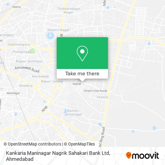 Kankaria Maninagar Nagrik Sahakari Bank Ltd map