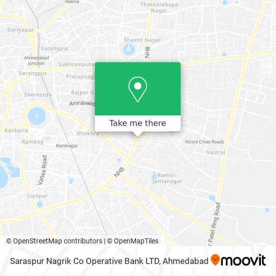 Saraspur Nagrik Co Operative Bank LTD map