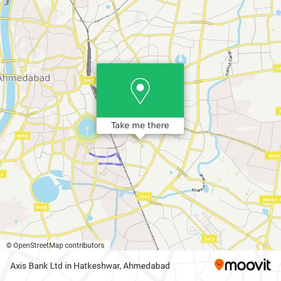 How To Get To Axis Bank Ltd In Hatkeshwar Ahmedabad Arvind Avenue Rohit Mill Compound Khokhra Circle East M In Ahmedabad By Bus Moovit