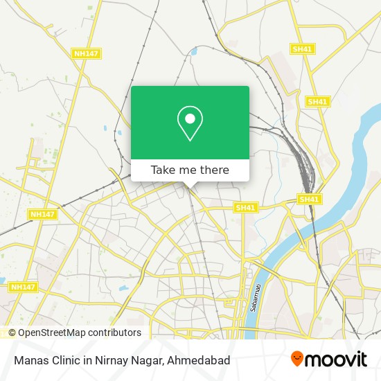 Manas Clinic in Nirnay Nagar map