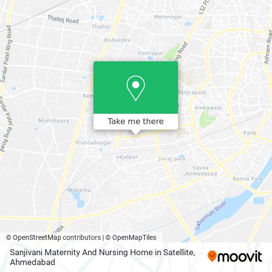 Sanjivani Maternity And Nursing Home in Satellite map