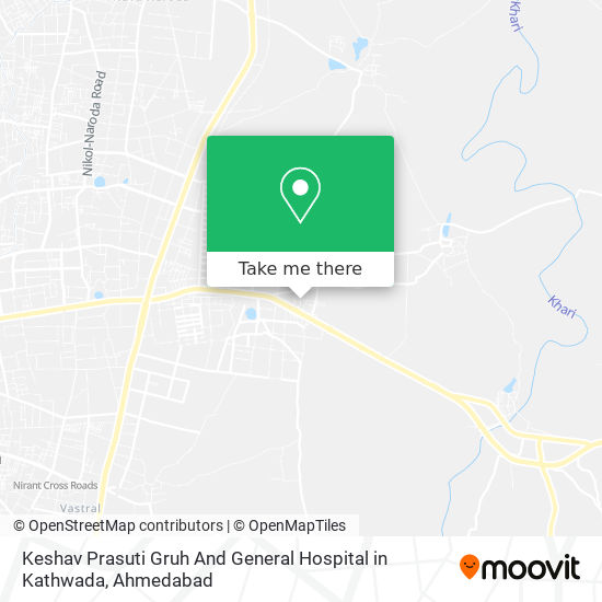 Keshav Prasuti Gruh And General Hospital in Kathwada map