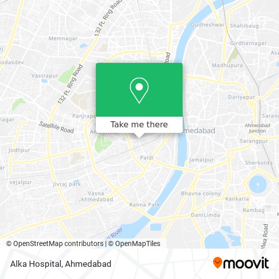 Alka Hospital map