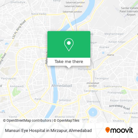 Mansuri Eye Hospital in Mirzapur map