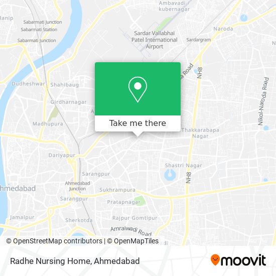 Radhe Nursing Home map