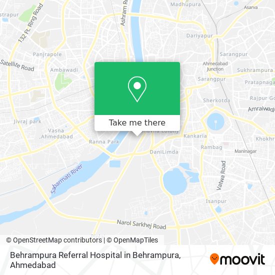 Behrampura Referral Hospital in Behrampura map