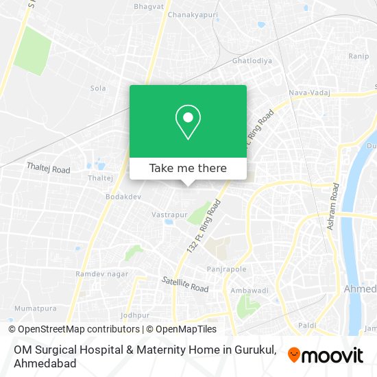 OM Surgical Hospital & Maternity Home in Gurukul map