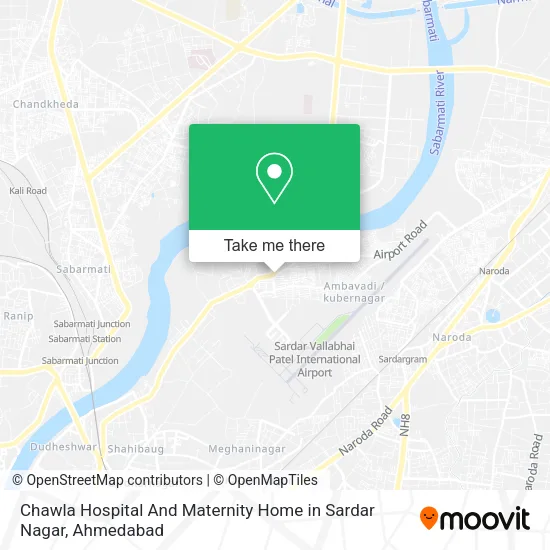 Chawla Hospital And Maternity Home in Sardar Nagar map