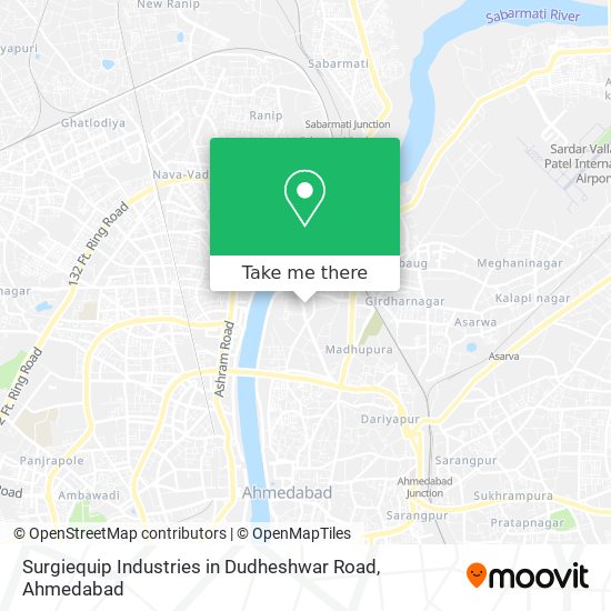 Surgiequip Industries in Dudheshwar Road map