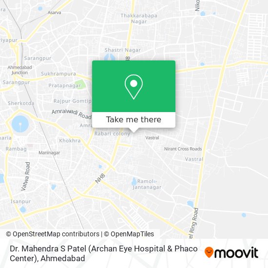 Dr. Mahendra S Patel (Archan Eye Hospital & Phaco Center) map