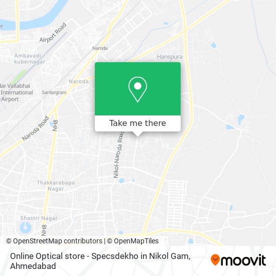 Online Optical store - Specsdekho in Nikol Gam map