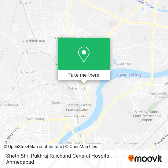 Sheth Shri Pukhraj Raichand General Hospital map