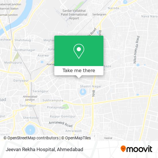 Jeevan Rekha Hospital map