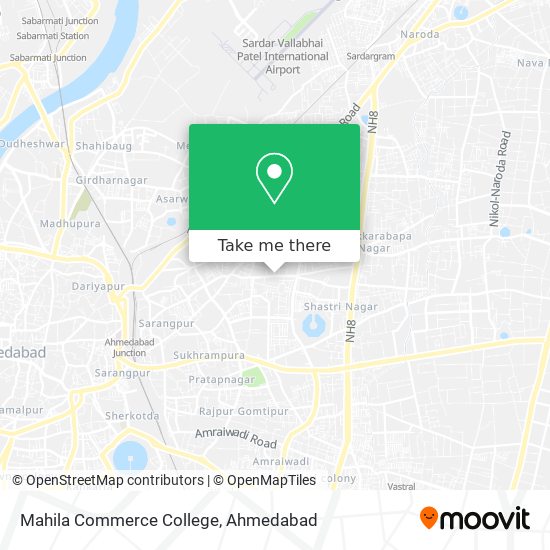 Mahila Commerce College map