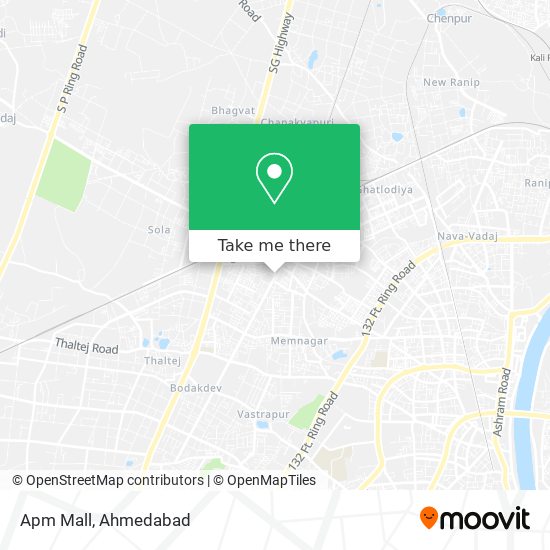 How to get to Apm Mall in Ahmedabad by Bus or Metro