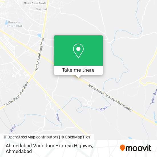 How to get to NH-8 / Ahmedabad Vadodara Express Highway in Maninagar by Bus  or Metro?
