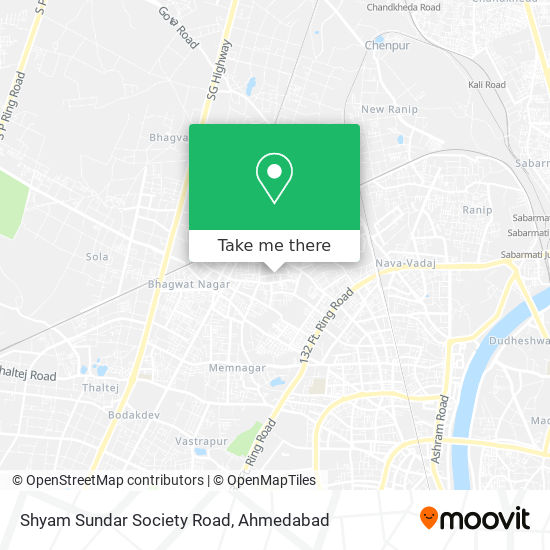 Shyam Sundar Society Road map