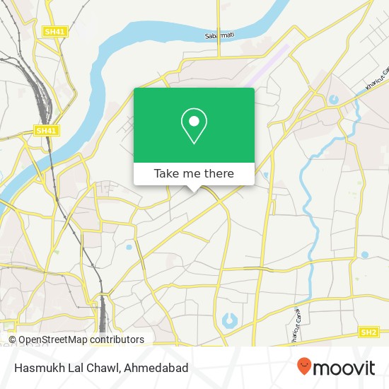 Hasmukh Lal Chawl map