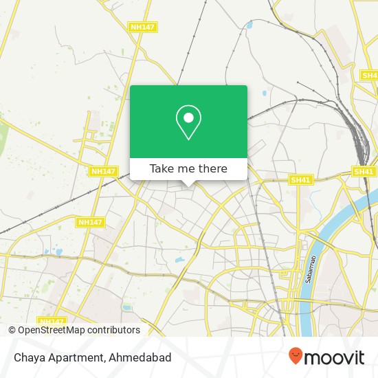 Chaya Apartment map