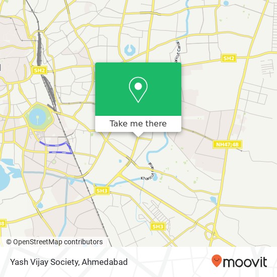 Yash Vijay Society map