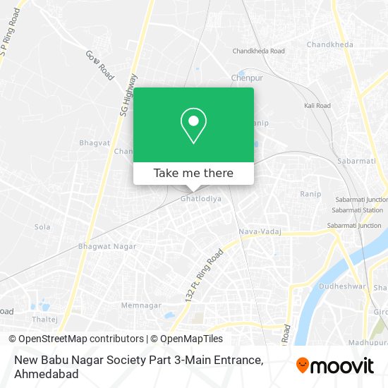 New Babu Nagar Society Part 3-Main Entrance map