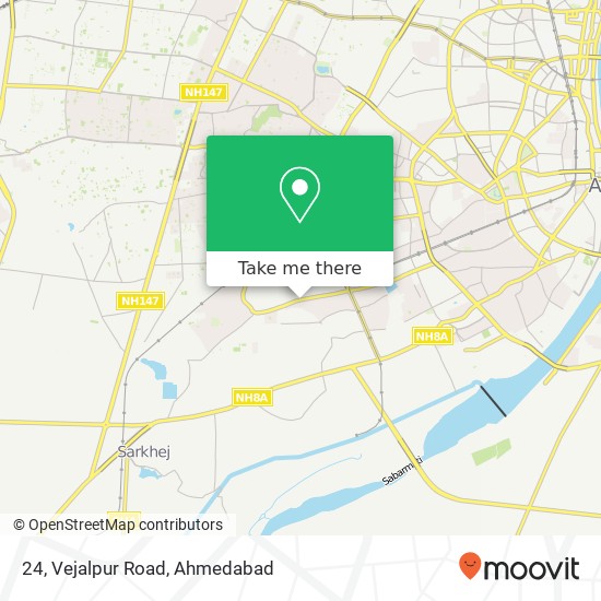 24, Vejalpur Road map