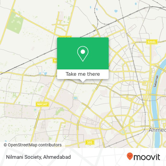 Nilmani Society map