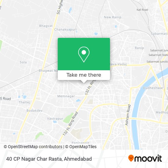 40 CP Nagar Char Rasta map