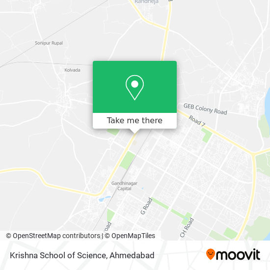 Krishna School of Science map