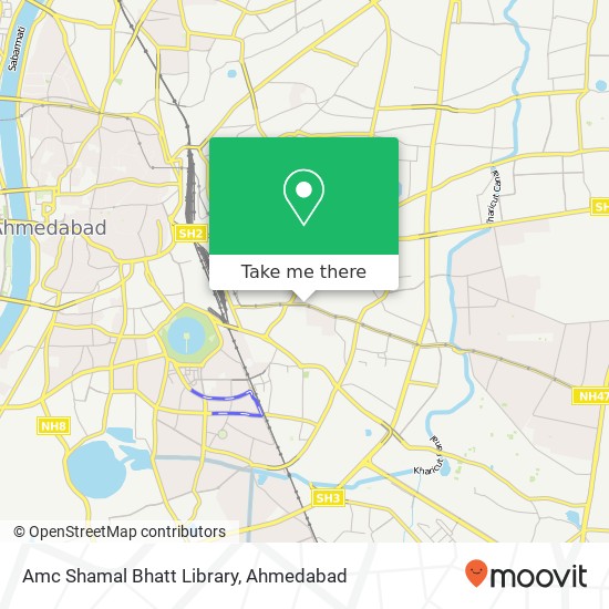 Amc Shamal Bhatt Library map