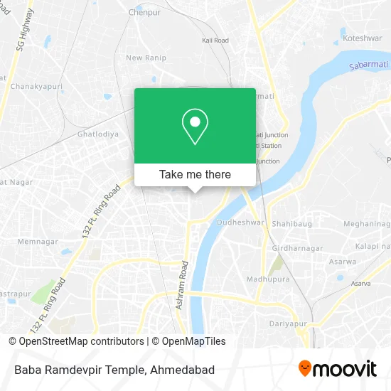 Baba Ramdevpir Temple map