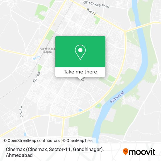 Cinemax (Cinemax, Sector-11, Gandhinagar) map