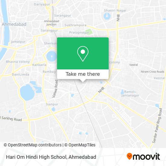 Hari Om Hindi High School map