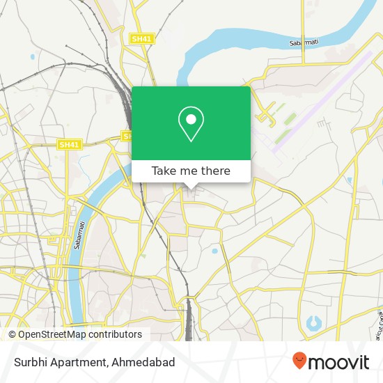 Surbhi Apartment map