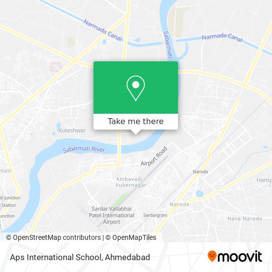 Aps International School map