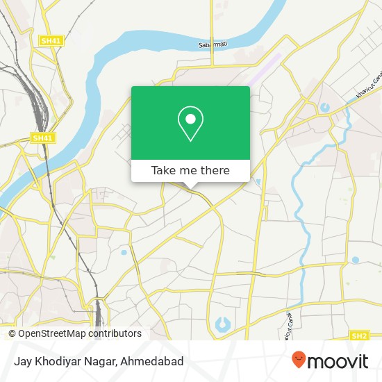 Jay Khodiyar Nagar map