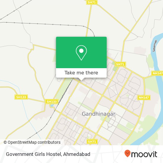 Government Girls Hostel map