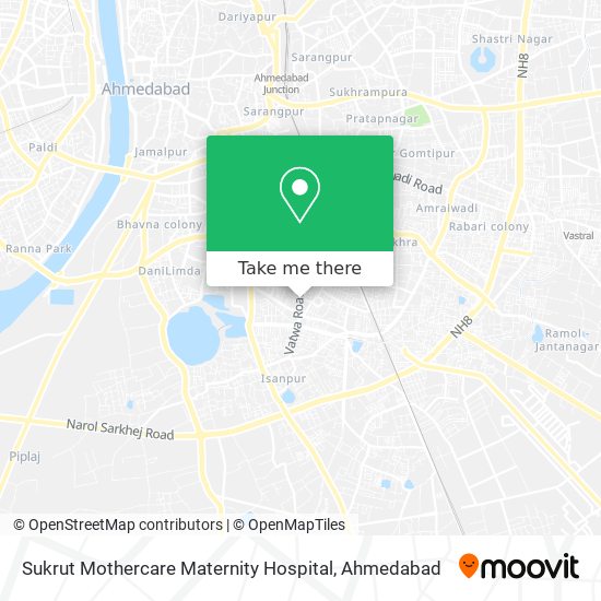 Sukrut Mothercare Maternity Hospital map