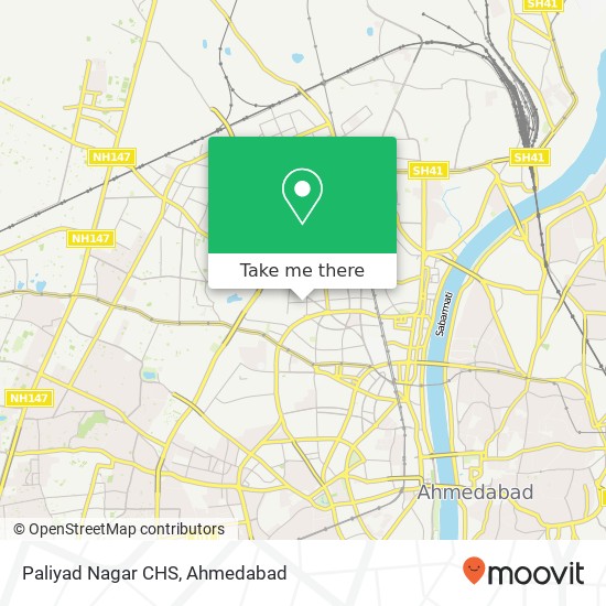 Paliyad Nagar CHS map