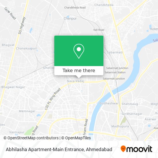 Abhilasha Apartment-Main Entrance map